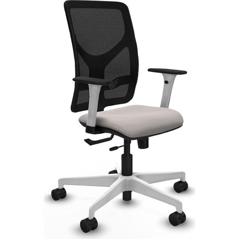 Bürostuhl piqueras y crespo Motilla weiß Kunstleder Holz (1/2)