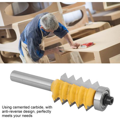 Finger Joint Router Bit 1 Pcs Shank Cutter Tool 8 Individual Fingers Cutters Woodworking Chisel Cutting Equipment With 8Mm/0.3In Shank Diamètre(8 30),fraise (1/5)
