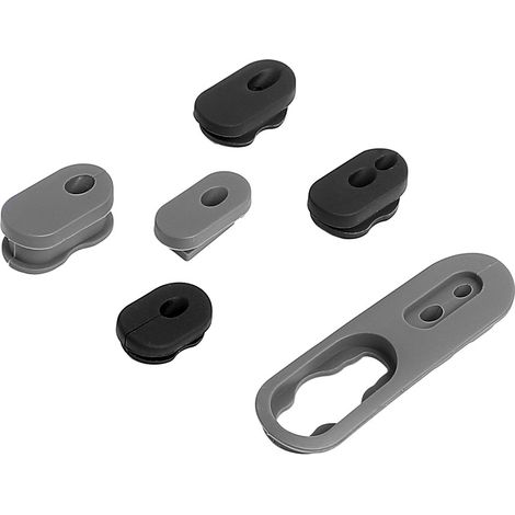 Ensemble de 6 manchons en silicone étanches à l'eau et à la poussière pour port de charge 4Pro, compatibles avec les accessoires pour trottinette électrique Xiaomi 4 Pro