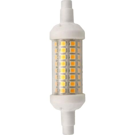 R7S 78 mm 6 W LED-Lampe, nicht dimmbar, Keramikgehäuse, SMD 2835, 220 V AC, energiesparend, ersetzt Halogenlampen, weiß