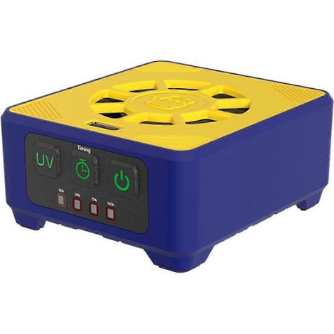 Lampe UV CUV-3 à polymérisation intense avec extracteur de fumée haute efficacité pour la réparation et le soudage de téléphones : élimination des fumées, séchage de la pâte et de l'huile (1/5)