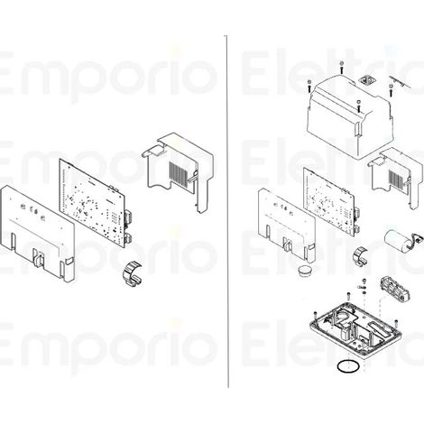 faac pièce détachée support carte e781 63003481