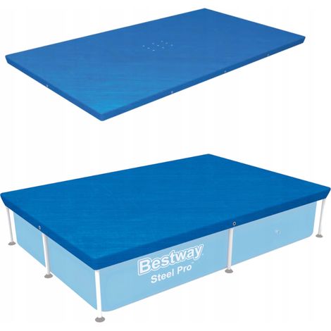 Telo di copertura 221 x 150 cm per la piscina con struttura Bestway 58103