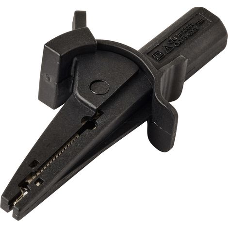 VOLTCRAFT MSK-130 Pince crocodileCAT IV 600 V, CAT III 1000 V 10 A noir (1/5)