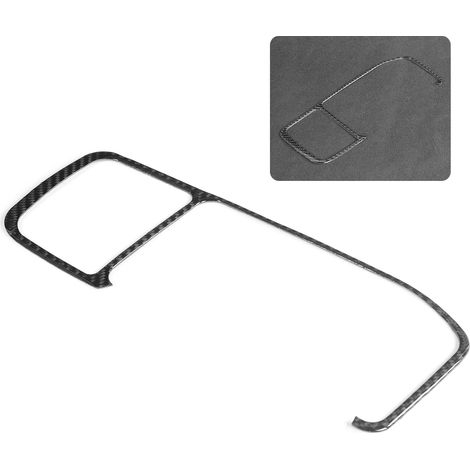 Verkleidungsrahmen aus Kohlefaser für die Mittelkonsole des VW V60 S60 (2010–2017, Rechtslenker), Kohlefaserabdeckung (1/5)