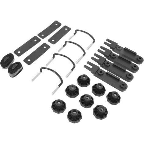 [JAMAIS UTILISÉ]Kit de fixation de montage de toit universel U vis contre-écrou joint en caoutchouc petit toit léger accessoires de bagage pour la plupart des modèles (1/4)