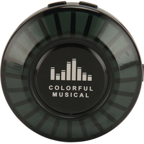 Mini enceinte Bluetooth à conduction osseuse avec lumières RGB rythmiques, rechargeable par USB, portable et sans fil (Bluetooth 5.0). (1/5)