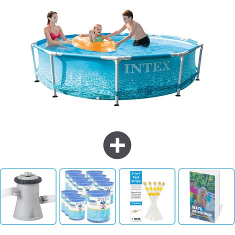 Frame Pool Rund - 305x76 cm - 5-teilig SCB107 (1/4)
