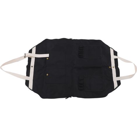 Tablier à outils multifonctionnel en tissu Oxford durable, imperméable, anti-poussière et à sangles réglables pour le travail du bois (1/5)