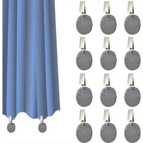 Lot de 12 poids pour rideaux de tonnelle – Poids pour nappes effet marbre, adaptés aux auvents et tonnelles