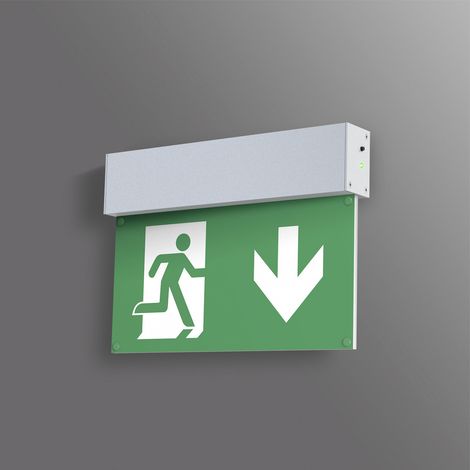 B-SAFETY BR 558 030 Fluchtweg-Notbeleuchtung  Wandaufbaumontage (1/4)
