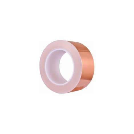 Cinta de cobre de 30 m x 50 mm, cinta de lámina de cobre de primera calidad, cinta de apantallamiento EMC, cinta adhesiva para apantallamiento EMI, manualidades, control de interferencias, reparacione