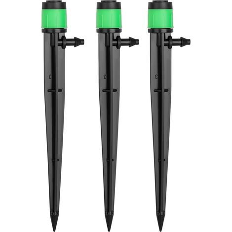 100er-Pack verstellbare Bewässerungstropfer – 360°-Tropfbewässerungssystem – Schlauchverbinder für 4–7 mm Schläuche – Garten – Gewächshaus – Rasen – Terrasse (1/5)
