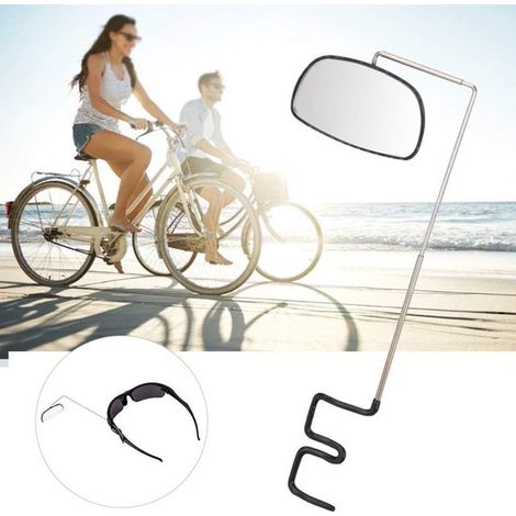 Leichter Brillen- oder Fahrradspiegel mit 360-Grad-verstellbarem Metallarm (1/5)