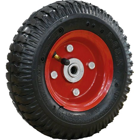 RUOTA PNEUMATICA PER CARRELLI Ø 200 mm - foro Ø 12 mm / per carrello mini 'Eco' (1/2)