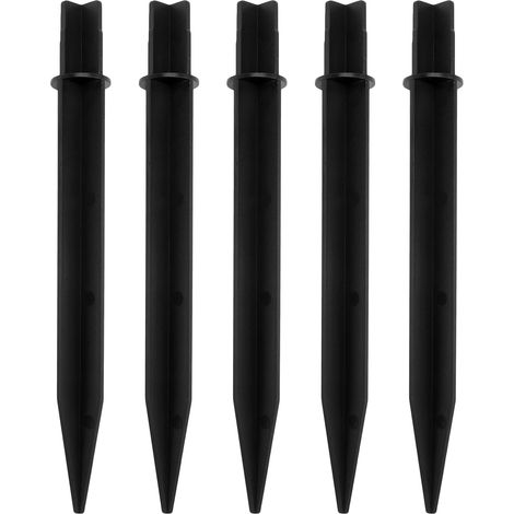 10Pcs Kunststoff Stake Licht Solar Power Zaun Stake Landschaft Lampe Solar Spike Lichter (1/4)