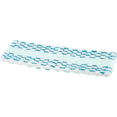 Housse de lavage reliefee pour tete de balai plate-blanc/bleu - Tendance (1/3)