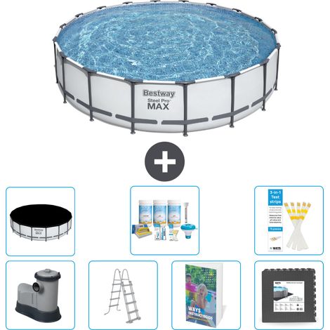 Bestway Steel Pro MAX Rund - 549x122 cm - 8-teilig S581