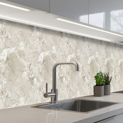 SALPICADEROS DE COCINA Mármol - Gris - Vetas 500x80 (1/5)