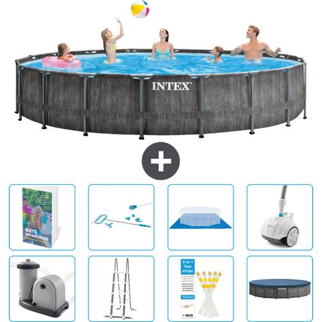 Intex Piscine Prism Frame Ronde - 549x122 cm - 9-pièces  S605