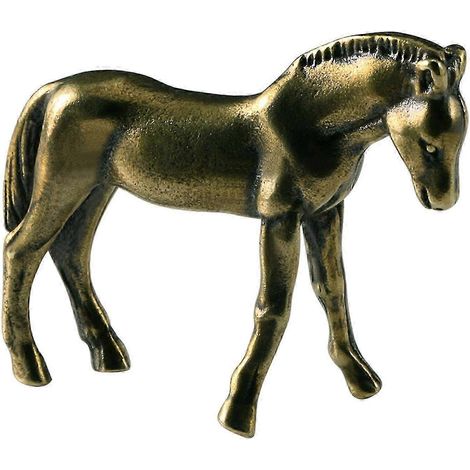 Figurine de cheval, petite statuette de cheval, objet de collection pour bibliothèque