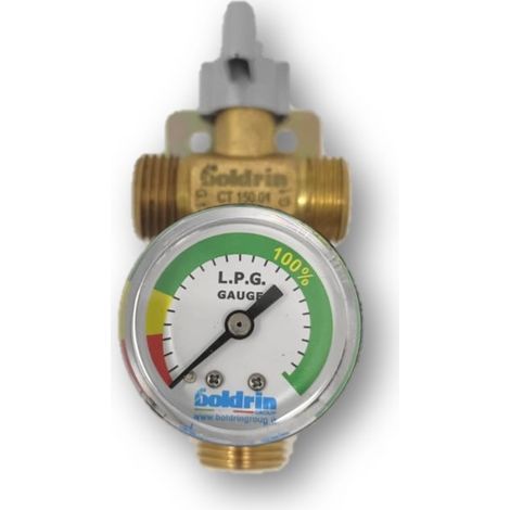 Indicatore di livello per 2 bombole Gpl Italia. Gas Level