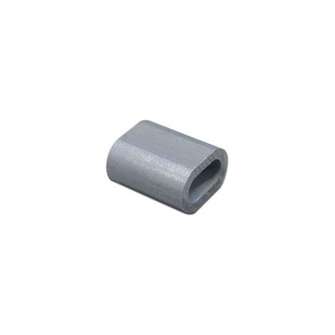 MORSETTO ALLUMINO MM.4 PER NYOFIL- - mm.4 - 100 pezzi