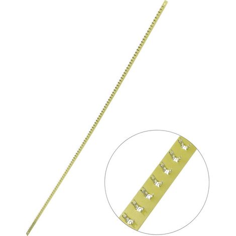Barrette à souder simple rangée TRU COMPONENTS 530553 Nbr total de pôles 100 Epoxy (L x l x H) 620 x 9 x 1.5 mm 1 pc(s) (1/2)