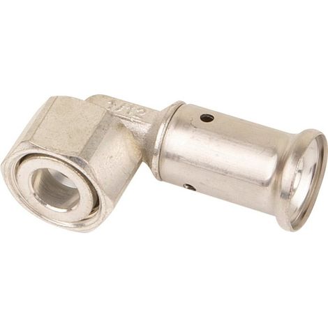 Coude laiton multicouche à visser Henco - Ecrou tournant 1' - Diamètre 32 mm (1/3)