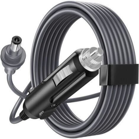Cargador de coche Starlink Mini de 3 m compatible con DC5521 – Cable de alimentación impermeable y a prueba de polvo