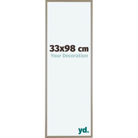 yd. - Cadre photo 33x98 - Champagne - Aluminium - Kent