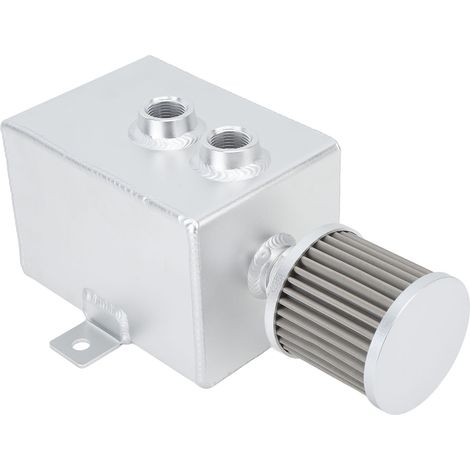 Universeller Motoröl-Auffangbehälter aus Aluminiumlegierung mit wiederverwendbarem Filter, 2 l, mit wiederverwendbarem Filter. (1/5)