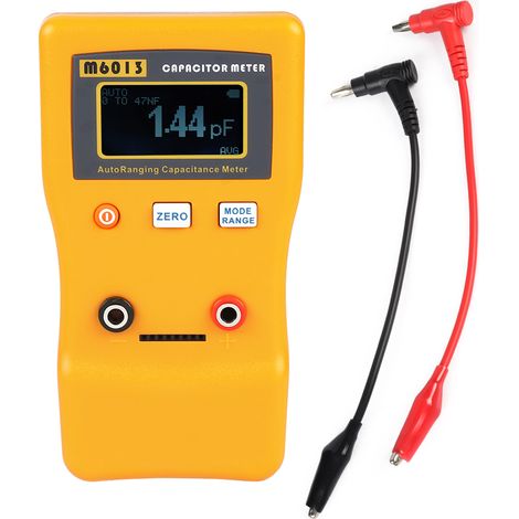M6013 LCD High Precision Capacitor Meter Professional Measuring Capacitance Resistance