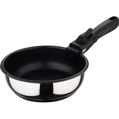 Set di 3 Pentole in Acciaio Inox Click & Cook Bergner (1/3)