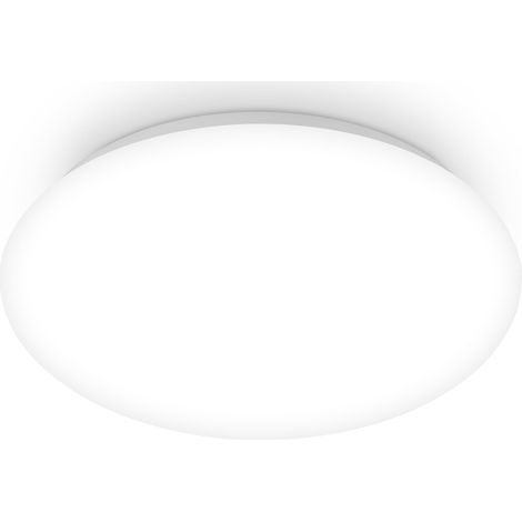 Plafonnier LED, IP44, 2 400 lm, 4 000 K, 19 W, blanc, IRC ≥ 80 (1/5)