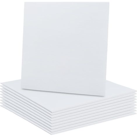 10 feuilles de Feuilles de Plastique Ondulées Blanches Panneau D'Affichage de Panneaux de Cour Vierge de 30x30cm pour Bureaux Jardin Extérieur Épaisseur de 3mm (1/5)