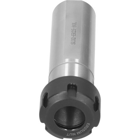 Mandrin à collet, porte-pince ER25, queue droite, extension 80 mm, outil de taraudage pour tour CNC, SL32-ER25-80L (1/5)