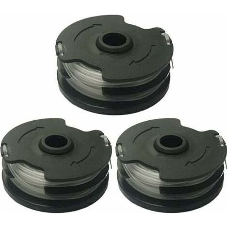 3 bobines de fil pour débroussailleuse, 2 x 5 m, diamètre 1,4 mm, nylon polyamide, compatible Parkside PRTA 20-Li C3 (1/5)