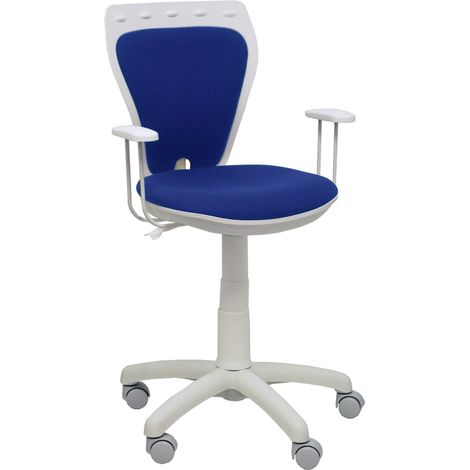 Silla juvenil Ministyle blanca bali azul