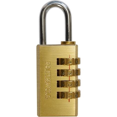 Cadenas en laiton Faithfull avec combinaison 20 mm multicolore (1/5)