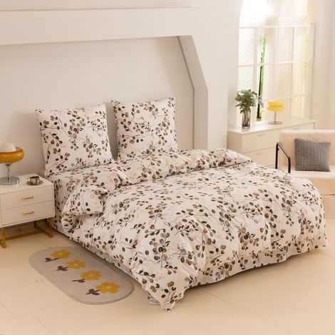 Biancheria da letto in cotone 140x200 fiori