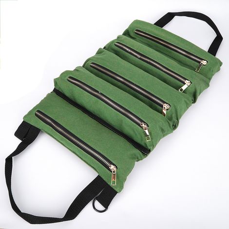 Étui de rangement portable en toile pour clés et clés, avec pochette enroulable. (1/5)