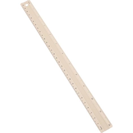 Règle de précision 30 cm en alliage d'aluminium pour mesurer et (1/5)