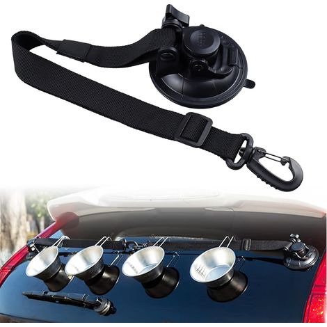 Ouvre-porte de camping-car avec ventouses – Support de porte réglable 38–92 cm, capacité de charge environ. 7 kg – Arrêt de porte pour caravanes, camping-cars (1/5)