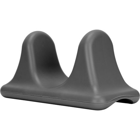 Appareil de massage du muscle psoas : outil de massage en profondeur pour les ischio-jambiers, les cuisses, le dos et les mollets (gris) (1/5)