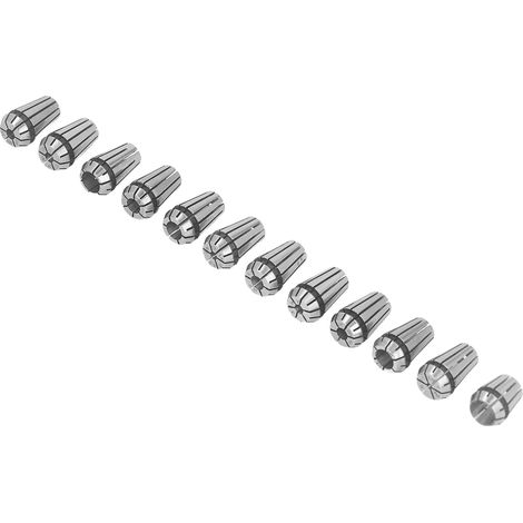 Jeu de 12 pinces ER11 de haute précision pour tour CNC et machine de gravure. (1/5)
