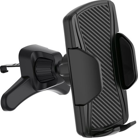 Support Telephone Voiture Grille Aeration, Accroche en Acier, 360° Rotation (1/5)