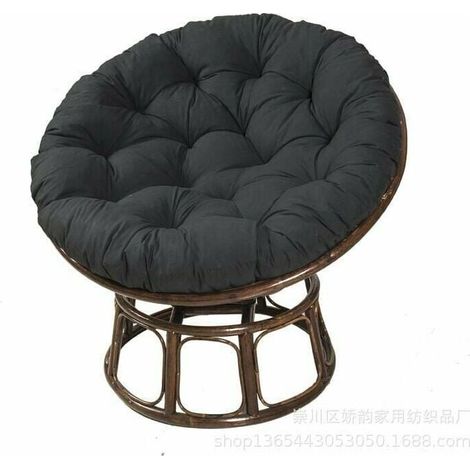 Coussin de chaise suspendu 100 cm Coussin rond en rotin pour hamac, chaise balançoire Épaisseur confortable pour intérieur/extérieur (1/5)