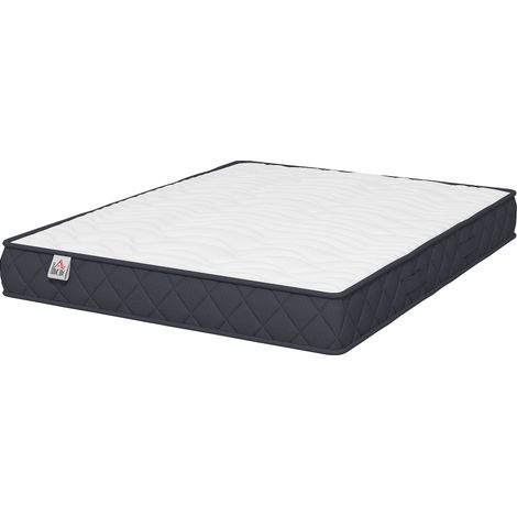 Matelas 140x190cm, matelas 2 personnes, mousse à mémoire de forme, 20cm d'épaisseur, certifié Oeko-Tex, fermeté moyenne