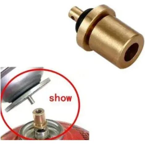 Convertisseur pour réchaud à gaz de camping extérieur, connecteur de brûleur à gaz, adaptateur de réservoir de gaz en aluminium, adaptateur de recharge de propane pour réchaud de pique-nique extérieur (1/5)